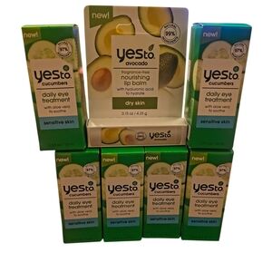 Yes To Cucumbers Daily Eye Treatment W/ Aloe Vera To Soothe Sensitive, Bundle